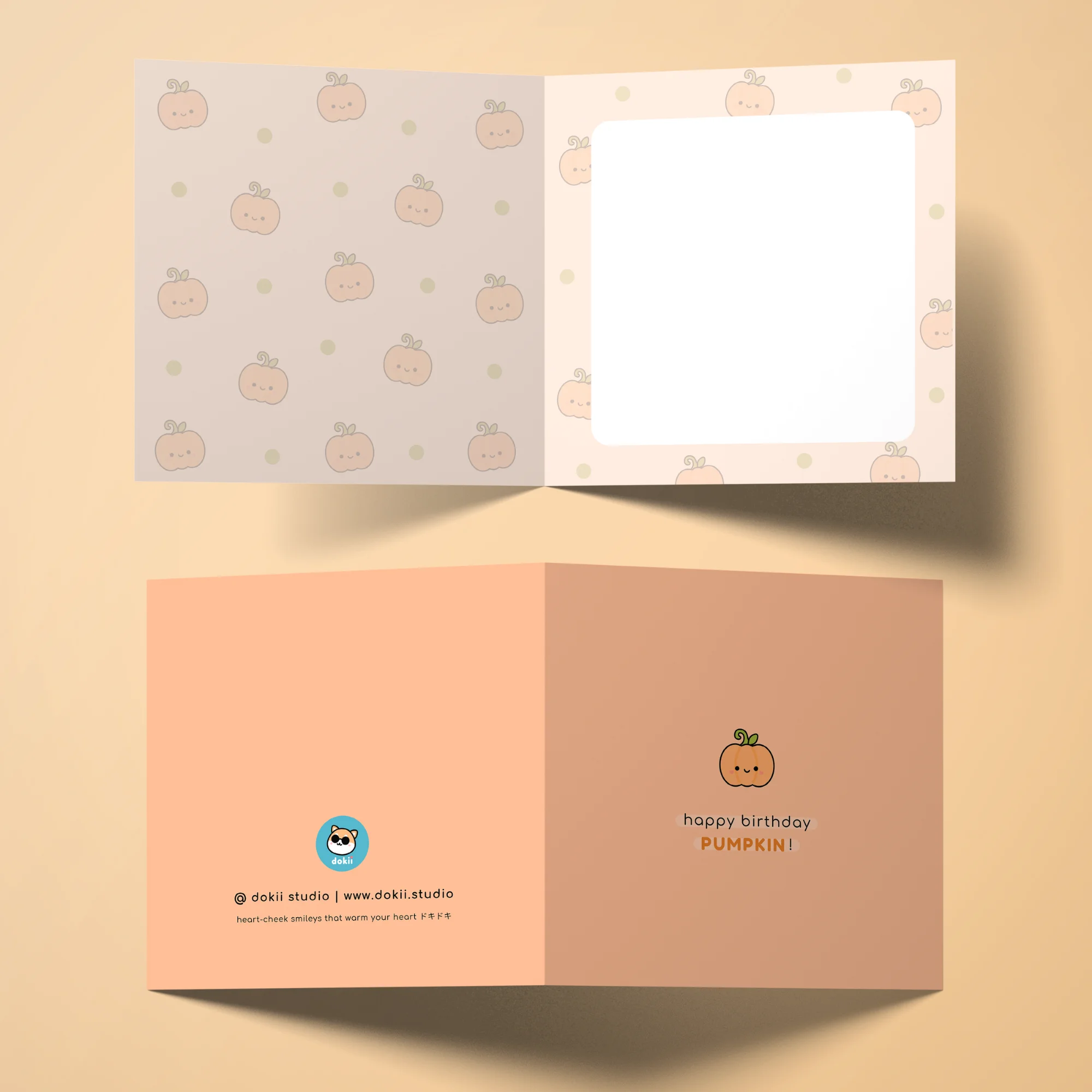 dokii pumpkin greeting card (5)
